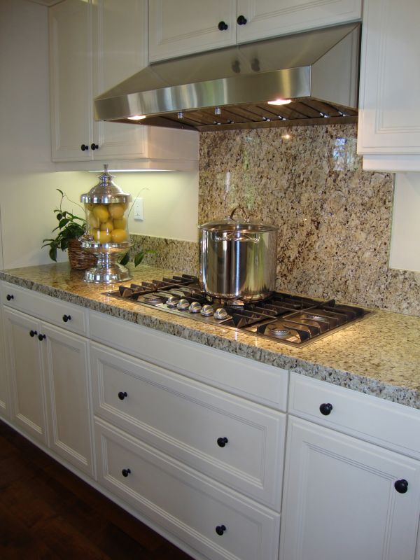 Granite Backsplash Installation